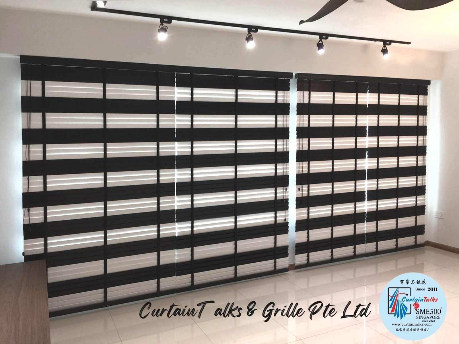 This is a Picture of Wooden blinds Installed at Singapore HDB 432C Yishun Ave 11